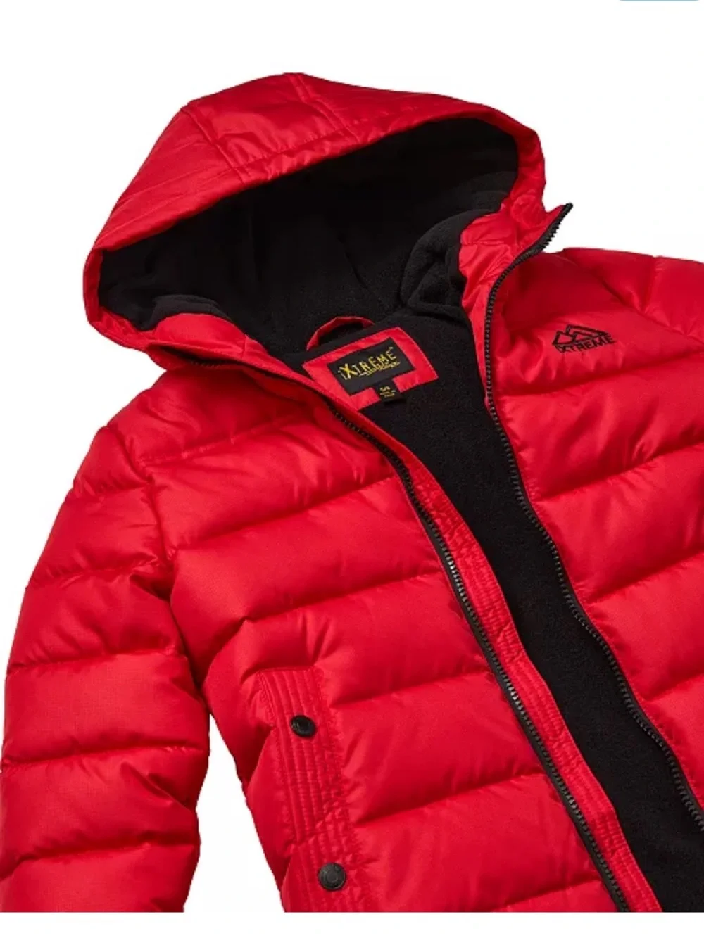 IXtreme Boys' Ripstop Mini Puffer Jacket with Beanie Red 5/6 NEW